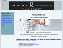 Tablet Screenshot of pacerealty.ca